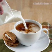 مخلوط شیر و چای  از بین بردن لک دندان با مخلوطی از شیر و چای shir 180x180